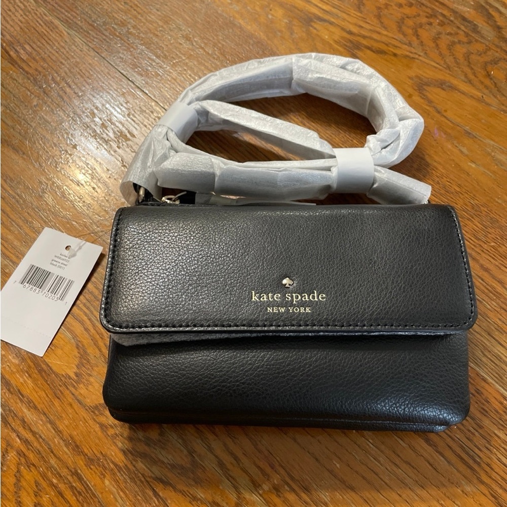 Kate spade Carlee crossbody black bag leather